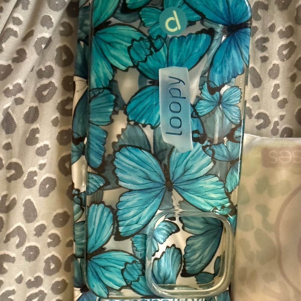Loopy Blue Butterfly Phone Case
